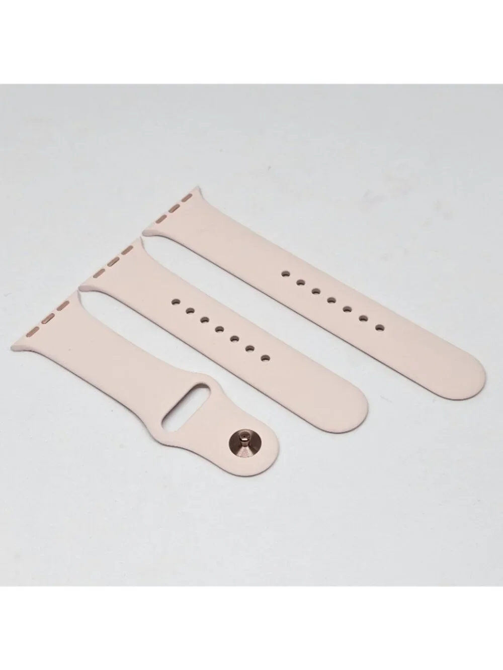 Silicone Band for 40 mm Apple Watch Pink Blush Sport Band S/M M/L